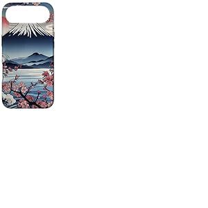 Arbre Japonais Sakura Garden Geisha Mount Fuji Cherry Blossom Tree Coque pour iPhone Air