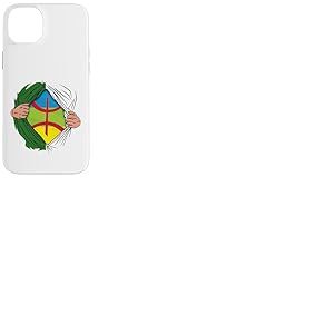 Berbère Algérie Drapeau Amazigh Algérien Cadeau Kabyle Coque pour iPhone 14 Plus