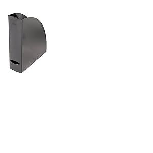 ELBA Lot de 4 porte-documents en plastique Noir Format A4
