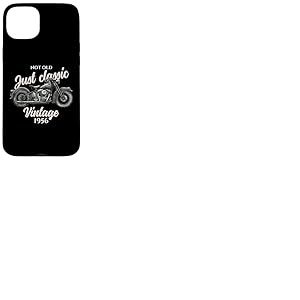 70e Anniversaire Homme Moto Motard Motard 1956 Coque pour iPhone 15 Plus