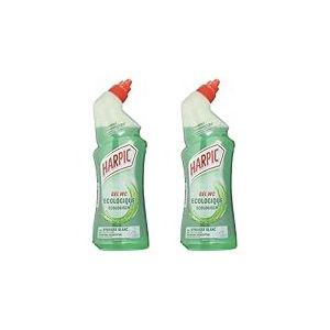 Harpic gel WC Ecologique au Vinaigre Blanc - Détartrant - Nettoyant WC 750 ml (Lot de 2)