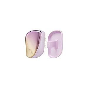 Tangle Teezer The compact styler hair brush for detangling wet and dry hair, perfect for travel and on the go, sweet lilac and yellow chrome