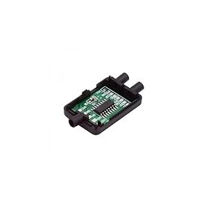 System-S Répartiteur USB 2.0 PCBA 1 vers 2 avec étui pour Carte de Circuit imprimé Noir