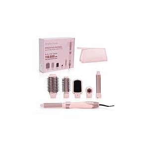 AraSyelon Styler Multifonction 6 en 1 - S&eacute;choir Professionnel, Brosse &agrave; Air Chaud (32/68mm), Boucleur Automatique 32mm, Brosse Lissante, 110 000 tr/min, Technologie Ionique