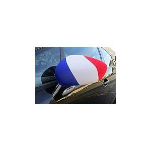 AZ FLAG - Lot de 2 Drapeau de Rétroviseur France - Pack de 2 Drapeaux Français Pour Voiture - Taille Unique