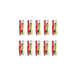 STABILO pointball - Lot de 10 packs de 2 stylos bille rechargeables - Bleu / Noir