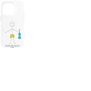 Violon pour Homme drôle, Cadeaux de Musicien Coque pour iPhone 15 Pro