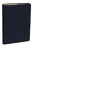 Quo Vadis 195085Q Agenda PLAIN Langue italienne Année 2025 Couleur Bleu Format 10 x 15 cm Mensuel 12 Mois Janvier-Décembre Papier Blanc avec répertoire Couverture Amovible en Cuir Marlow
