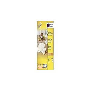 Avery LR3475 Etiquettes 70 x 36mm Blanc