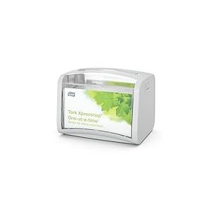 Tork Xpressnap Distributeur de Serviettes de Table gris N4, Signature line, 1 pièce, 15.5 x 15 x 20.1 cm, 272613