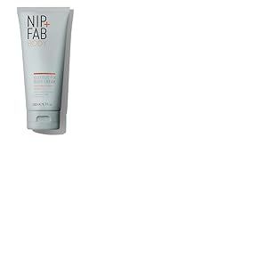 Nip+Fab Glycolic Fix Body Cream | Crème Pour le Corps à l'acide Glycolique | 200 ml | Exfoliant Pour la Peau : à l'huile d'amande : Vegan, Sans Cruauté, Sans Sulfate