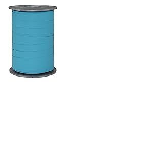 C.E. Pattberg Ruban Cadeau Mat bleu caraïbe, 200 m de Bolduc pour Emballage, Bolduc Largeur 10 mm, Accessoire de Décoration & Bricolage DIY, Ruban Décoratif pour Présents, en Toute Occasion