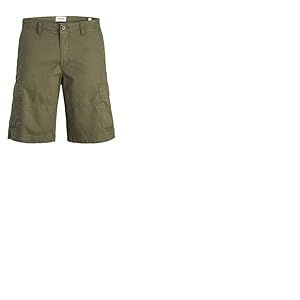 JACK & JONES Jpstcole Mateo Short Cargo Lng Mni, Vert olive, 3 Ans Hommes