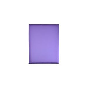 Arpan Porte-vues professionnel A4 avec 24 pochettes et 48 côtés - Porte-documents A4 pour certificats et documents - Porte-documents professionnel en cuir (violet)