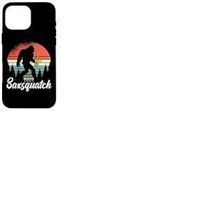 Saxsquatch - Bigfoot Playing Saxophone Sax Pun Gifts Coque pour iPhone 16 Pro Max
