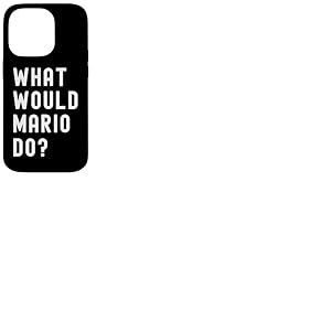 Que Ferait Mario? Coque pour iPhone 14 Pro