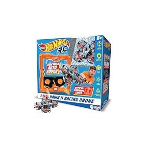 BLADEZ Hot Wheels Hawk 24 Quad de Course &agrave; partir de 8 Ans - Drone t&eacute;l&eacute;command&eacute;, Jouet Volant, accomplissement de Cascades et de Course, RC 2,4 GHz avec lumi&egrave;res, r&eacute;sistant aux Chocs, Jouet sous