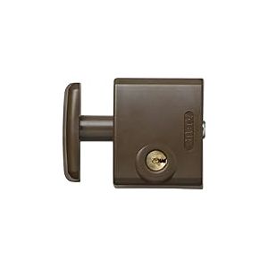 ABUS Serrure de Fen&ecirc;tre FTS3002 AL0125 - Verrou pour Fen&ecirc;tres Ouvrant vers L'Ext&eacute;rieur, &agrave; Verrouillage Identique - Niveau de S&eacute;curit&eacute; 5 - 31726 - Marron