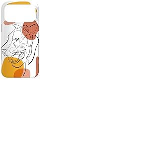 Unique Tiger Line Art Aesthetic for Women and Tiger Lover Coque pour iPhone 17 Pro Max
