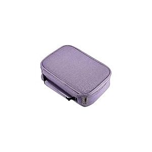 AMGOMH Trousses, 72 Trousse de Crayon Scolaire Sac &agrave; Crayon de Toile Sac &agrave; Crayon Couleurs Organisateur Crayon Grande Capacit&eacute; Porte-Crayons (Violet)