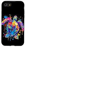 Tortue aux Couleurs Vives Coque pour iPhone SE (2020) / 7/8