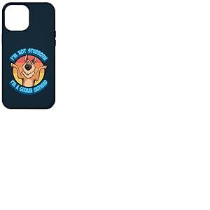 Art « Je ne suis pas têtu, je suis un chien de berger allemand » Coque pour iPhone 12 Pro Max