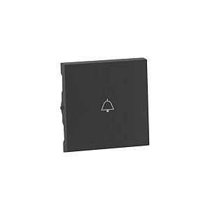 LEGRAND, Seano 765412 Bascule avec symbole de sonnette pour interrupteur va-et-vient, bouton et interrupteur, cache interrupteur, plaque à bascule, couleur : anthracite laqué