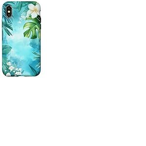 Plage Océan Tropical Hawaï Nature Été Coque pour iPhone X/XS