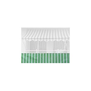 Angerer Brise-Vue pour Balcon Design Vert-Blanc Hauteur 75 cm, 6 mètres