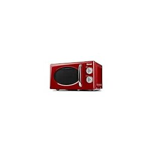 Girmi Fm21 Four Four Micro Onde Combiné, Ancien Concevoir, 20 Litres, 700+800W, Rouge