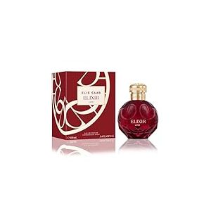 Elie Saab – Elixir Love Eau de Parfum 100 ml – Parfum Femme – Fragrance Fruité Floral Chypré – Notes Florales et Fruitées – Flacon Bijou en Verre Rouge