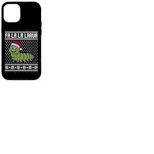 Pull moche Fa la la Larva, drôle d'insecte Noël Coque pour iPhone 12/12 Pro