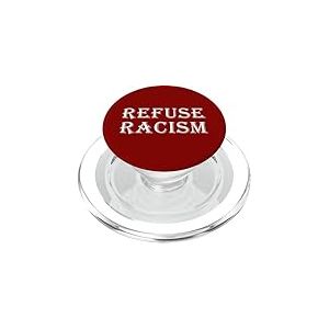 Refuse Racism ANI Racist Protest Libert&eacute; Racisme syst&eacute;mique PopSockets PopGrip pour MagSafe