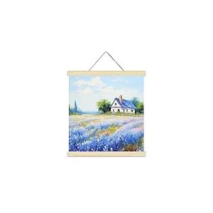 AiQInu A2 Cadre Poster Magnétique 41CM, Cadre Magnetique Porte Affiche en Bois, Portable Accroche Poster Cadre, Suspendu Photo Affiches Decoration