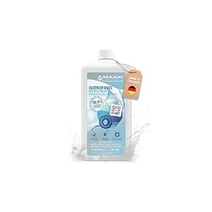 Alcool isopropylique 99,9% pur alcool menager 750 ml d&eacute;graissant & solvant utilisable sans r&eacute;sidus pour le nettoyage de composants &eacute;lectroniques, vinyles et t&ecirc;tes d'impression
