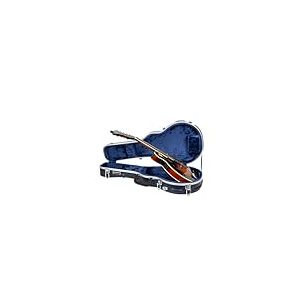 Crossrock Étui ABS pour Mandoline F-Style | Coque Matte Blue, Loquets Sécurisés, Bretelles Amovibles, Compartiment Accessoires – Étui Léger ABS