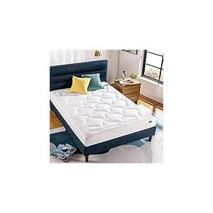 Zinus Cloud Matelas en Mousse à mémoire de Forme | Matelas Adaptable à 7 Zones | 120 x 190 cm | Hauteur 20 cm | Matelas Enroulable | Oeko-TEX