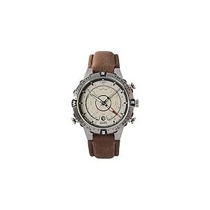 Timex Homme Analogique Quartz Montre avec Bracelet en Cuir T2N721
