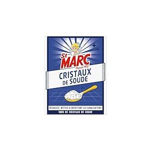 St Marc Cristaux de Soude Nettoyant Multi-Usage 100% d'Origine Naturelle 680 g - Dégraisse, Débouche et Nettoie les extérieurs