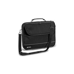 PEDEA Housse pour ordinateur portable "Fair" &Eacute;tui pour ordinateur portable jusqu&rsquo;&agrave; 15,6 pouces (39,6 cm) Sacoche &agrave; bandouli&egrave;re, noir