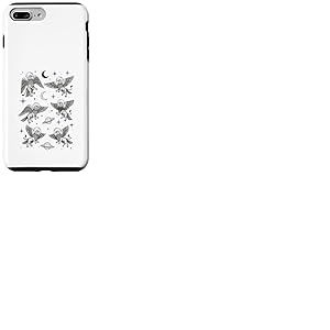 Gryphons in Space R&eacute;tro Dr&ocirc;le R&eacute;tro Dr&ocirc;le Coque pour iPhone 7 Plus/8 Plus