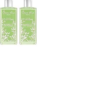 Bien Être - Eau de Cologne Naturelle - 500 ml (Lot de 2)