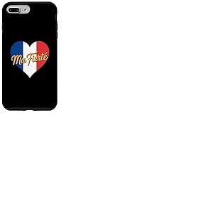 J'aime la France French Heart France Lover France Lover La France est ma fiert&eacute; Coque pour iPhone 7 Plus/8 Plus