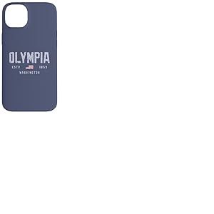 Conception du Terrain d'Olympia WA//Olympia Washington Coque pour iPhone 14 Plus