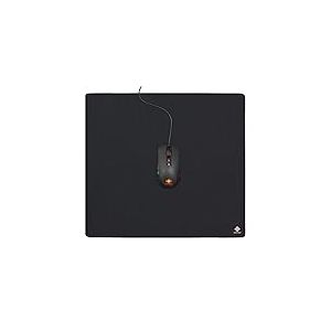 DELTACO GAMING Tapis de Souris Gamer XL | L 45 x l 40 x H 0,4 cm | Caoutchouc SBR | Surface Textile | Antid&eacute;rapant | Grande R&eacute;sistance