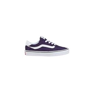Vans Brooklyn Baskets en Daim pour Homme Noir/Blanc, Violet Raisin, 37 EU