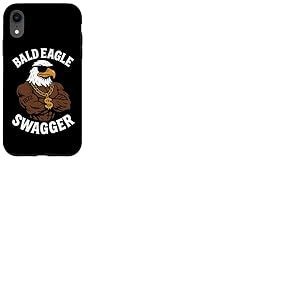 Pygargue à tête blanche Swagger Confidence Attitude Coque pour iPhone XR