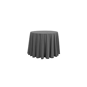 Martina Home Jupe de Table en Velours 110 Longueur x 60 cm de Largeur rectangulaire Grise