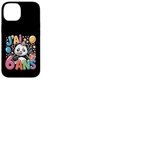 Enfant Panda Enfant 6 ans Anniversaire Garçon Fille Panda Coque pour iPhone 14