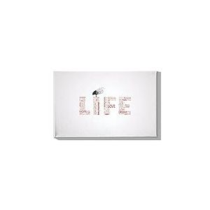 Homemania Tableau Citation - Citations - pour Salon, Chambre -Multicouleur en Polyester, Bois, 45 X 3 X 70cm - HM20KNV45x70-226